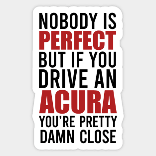 Acura Owners Sticker